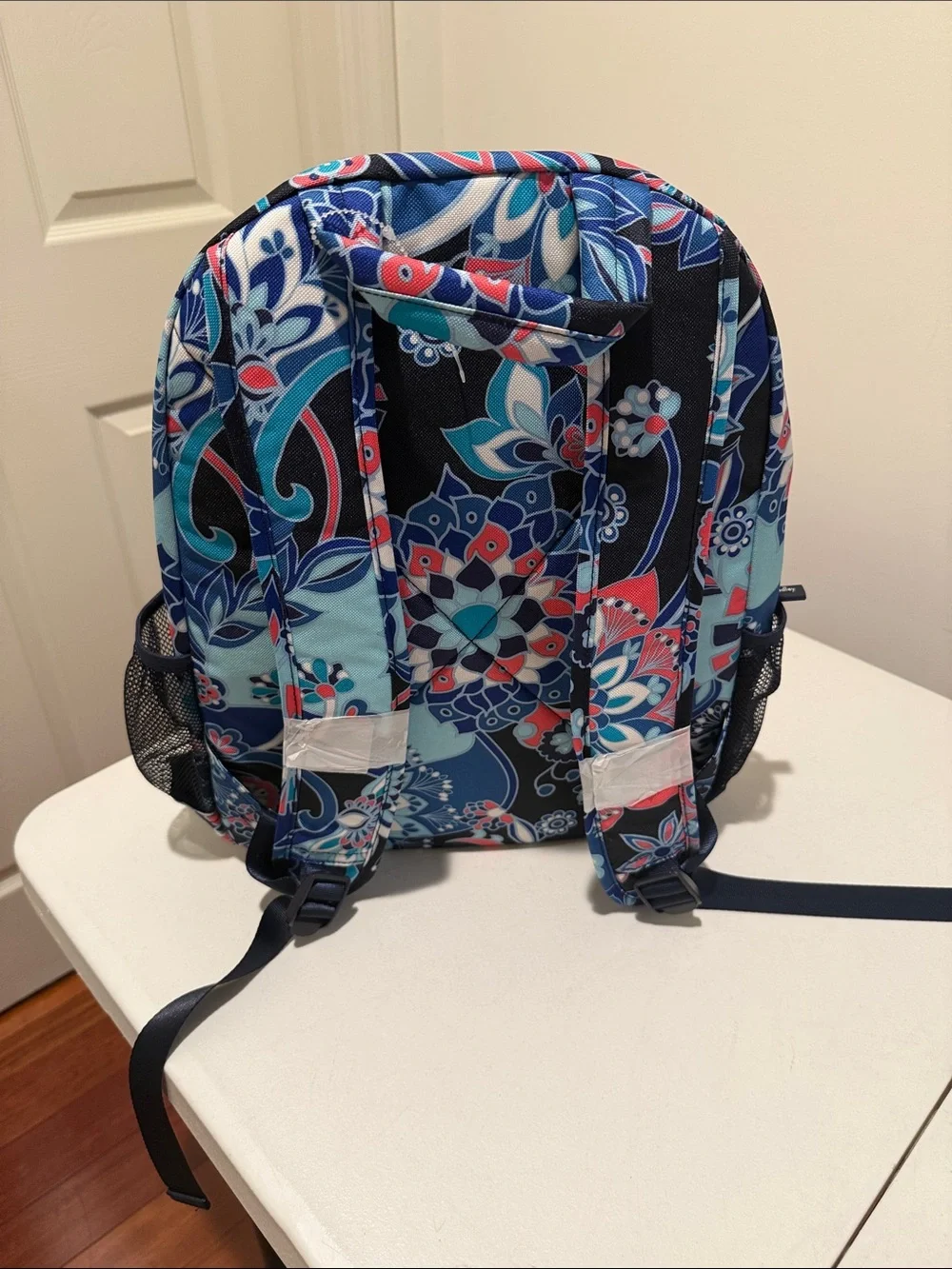 NWT Vera Bradley lighten up essential backpack, lotus flower swirl Travel School